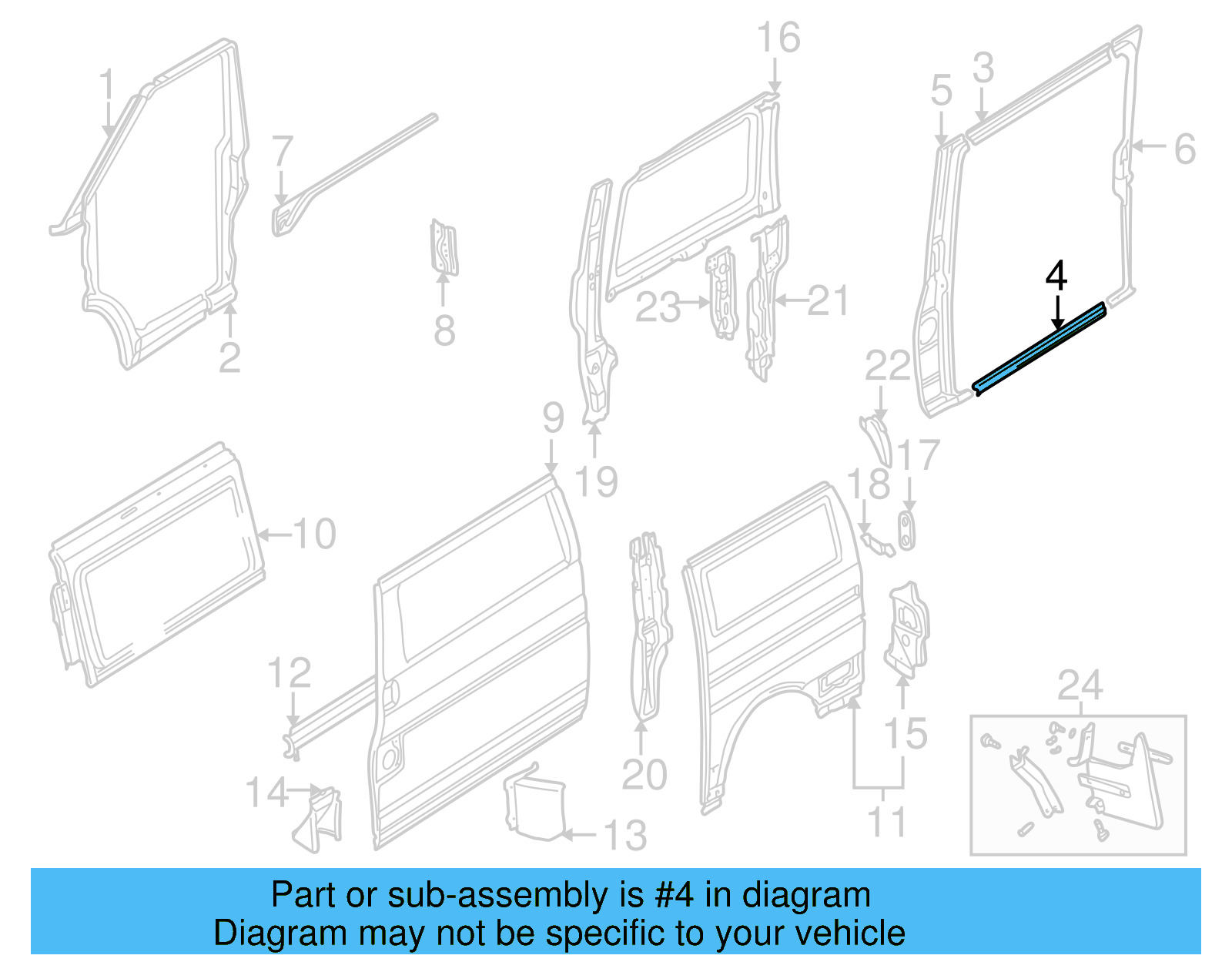Body Side Panel 701-809-833-A - View 10