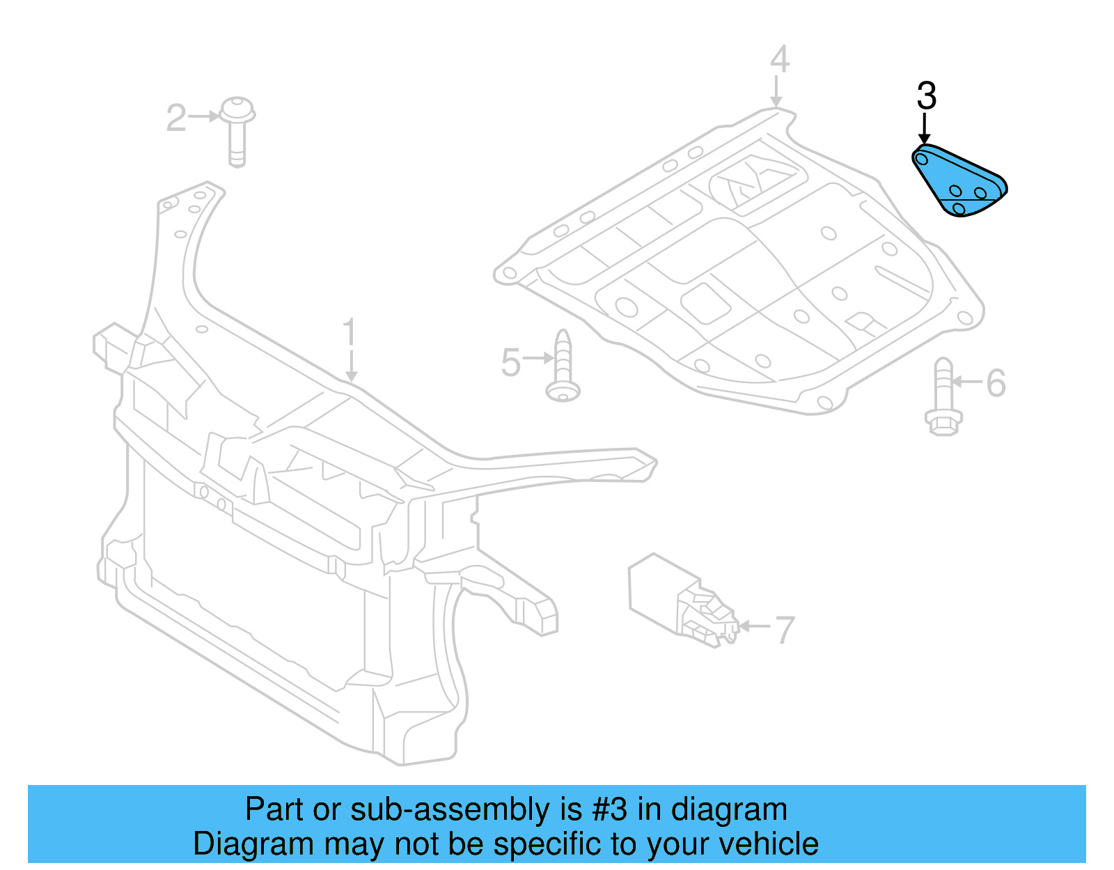 Bracket 1Q0-825-343 - View 7