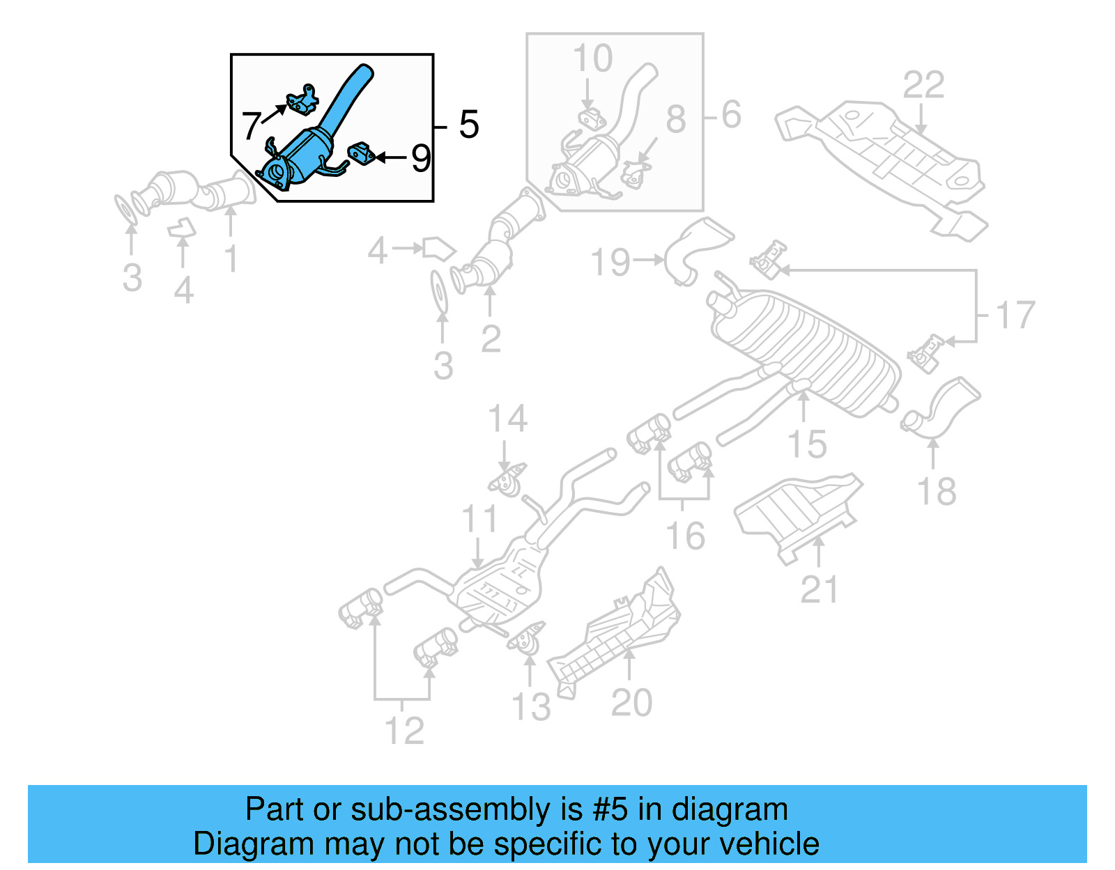 Front Pipe 7L8-254-350-GX - View 3