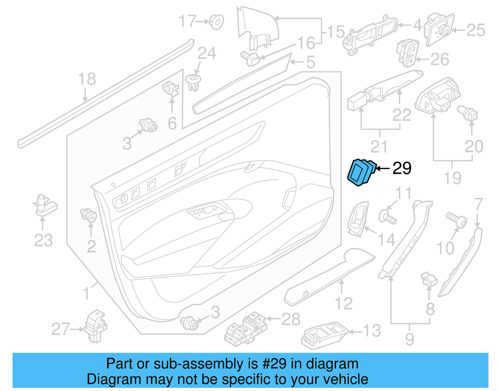 Lock Switch 561-959-831-A-XSA - View 8