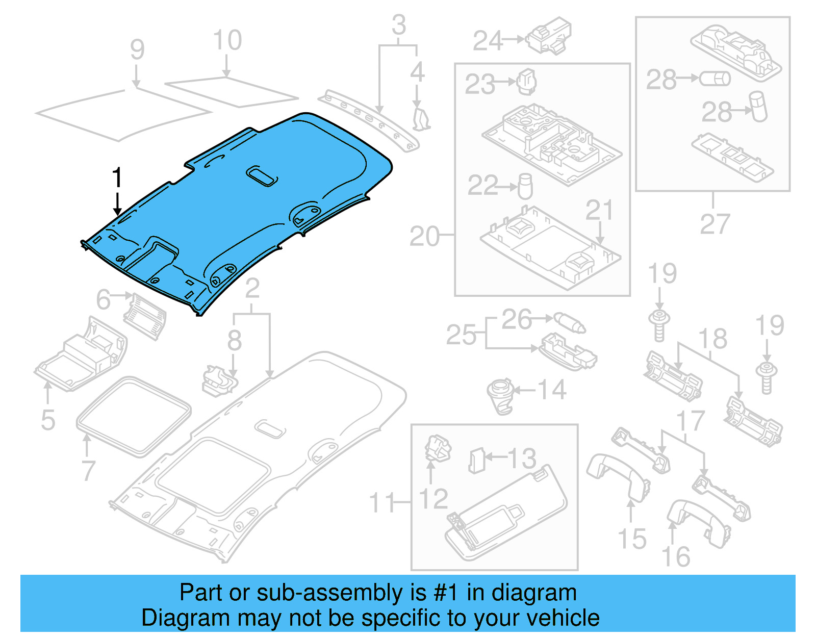 Headliner 5GM-867-501-AF-ZA4 - View 9