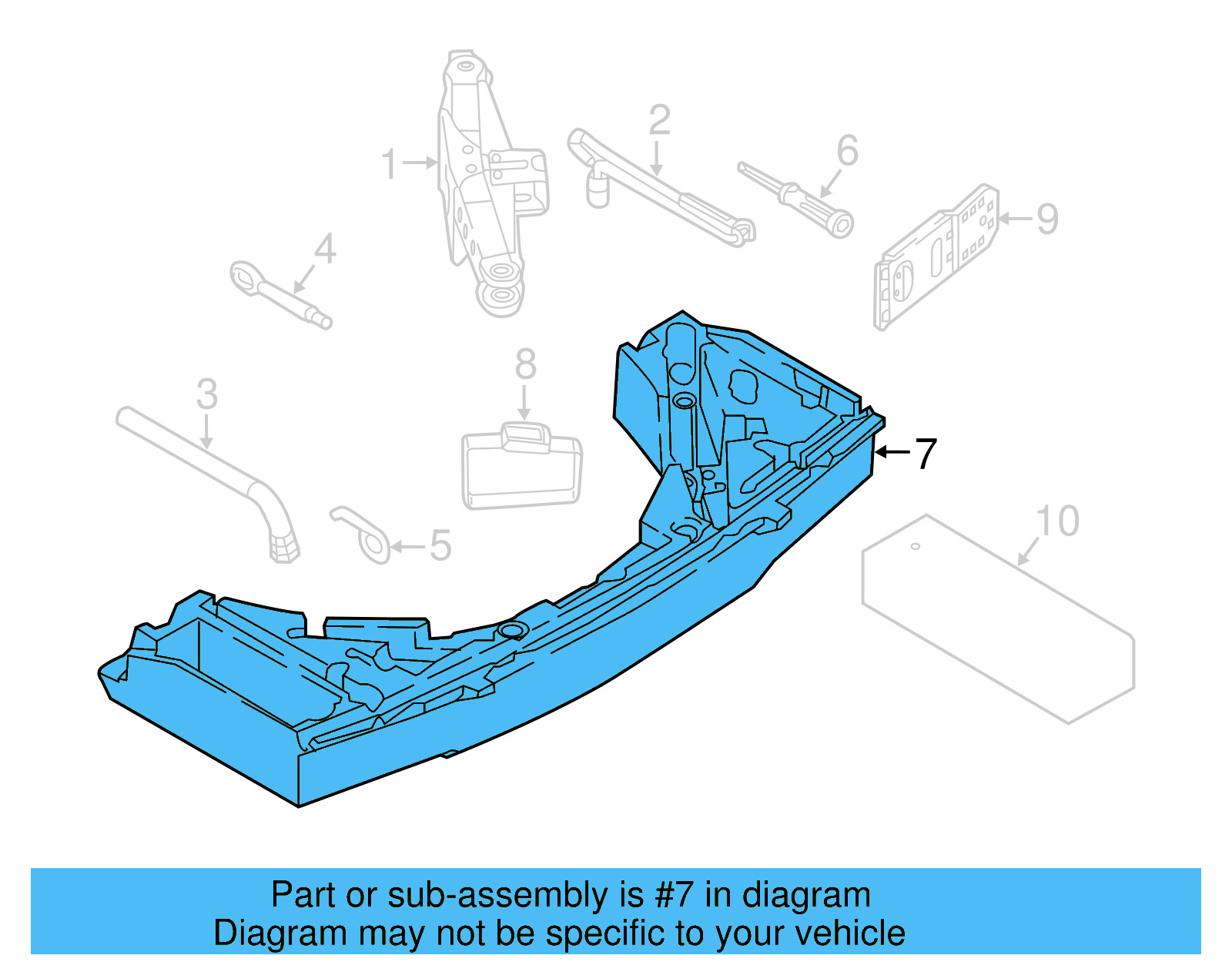 Tool Compartment 5NN-012-115-D - View 5