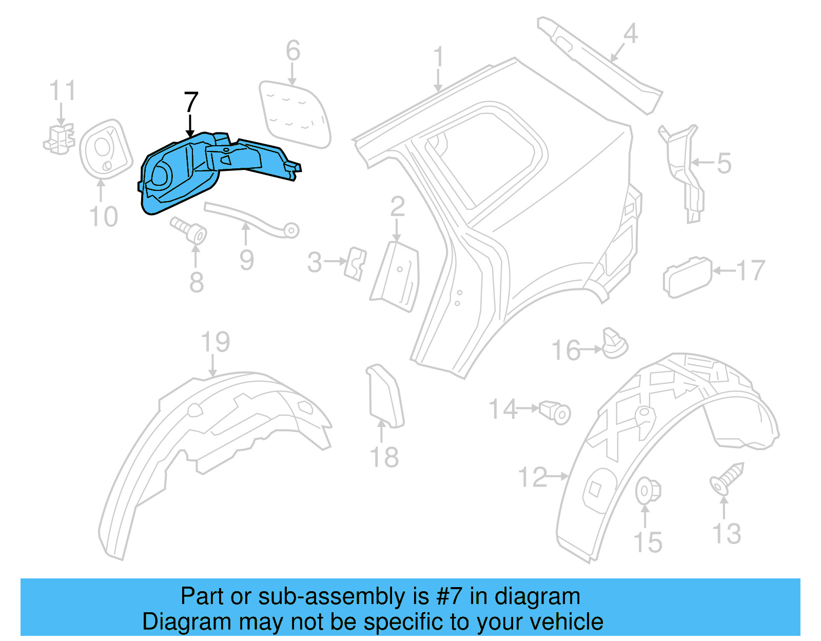 Retainer 7P6-809-857-A - View 4