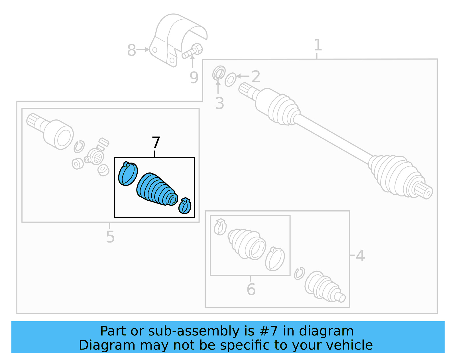 Inner Boot 3Q0-498-201-A - View 12