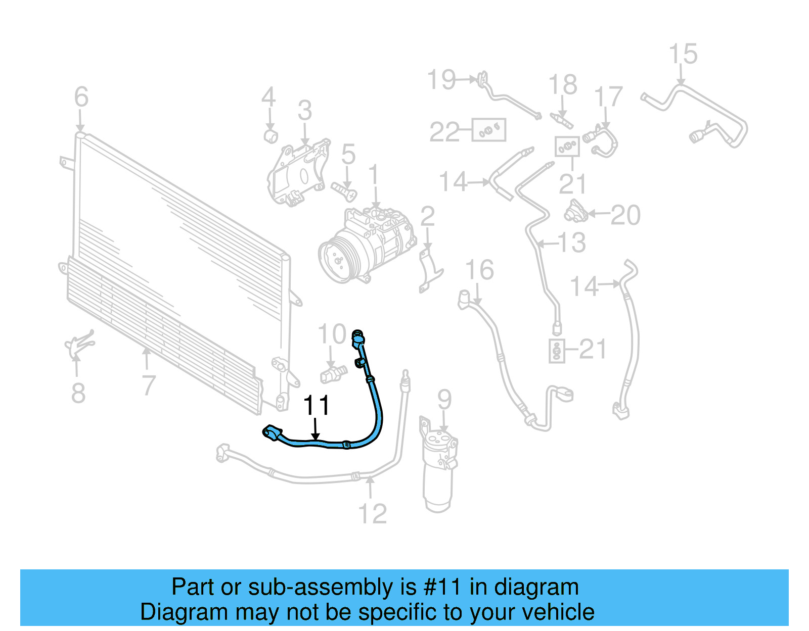 AC Hoses 3D0-260-701-AR - View 12