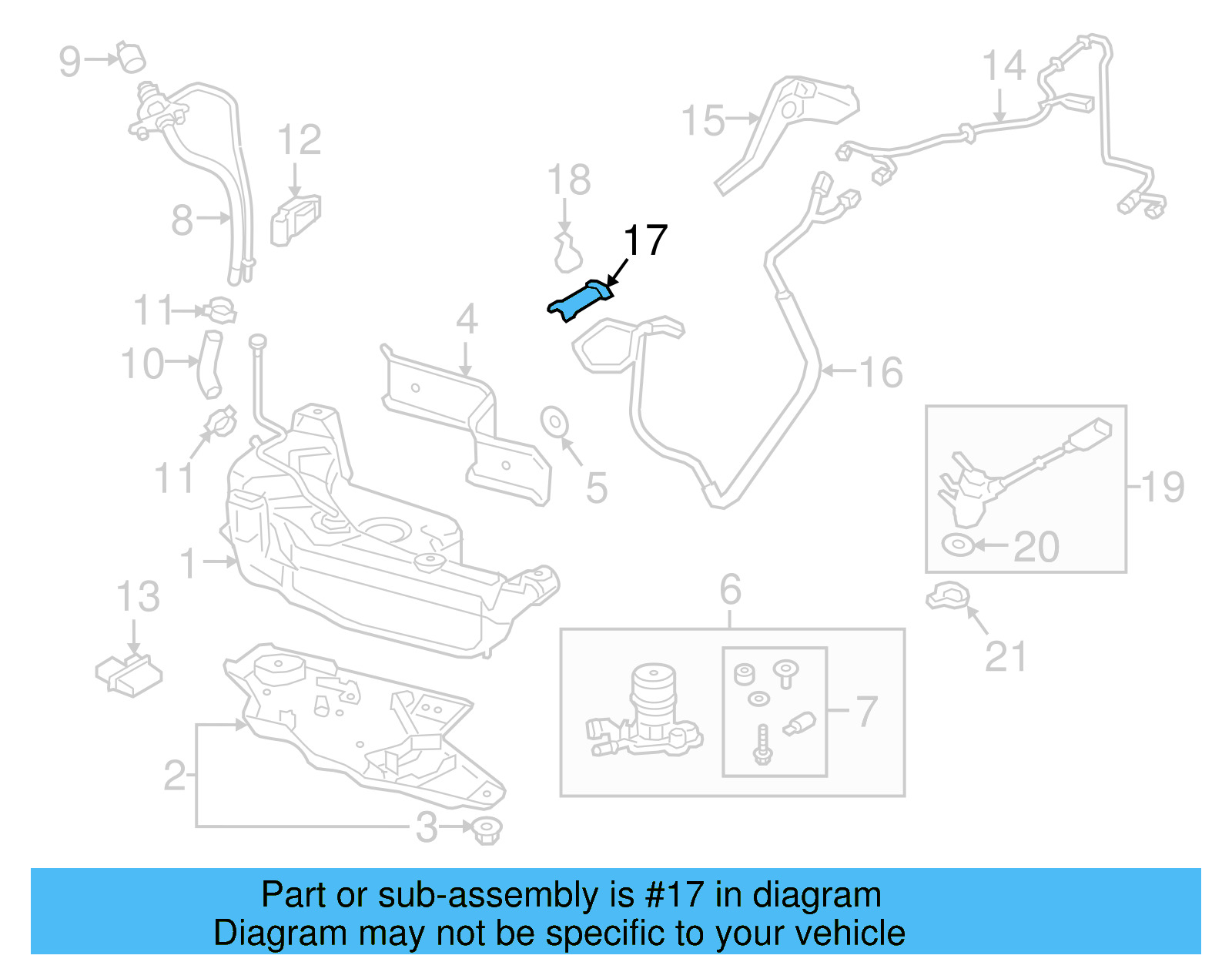 Inlet Hose Holder 5Q0-131-645-A - View 9