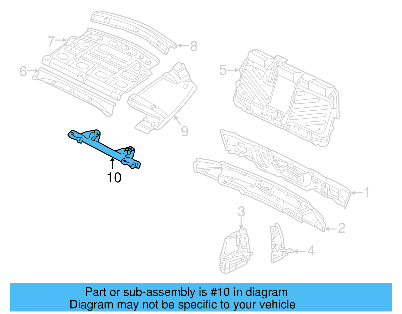 Child Seat Bracket 3B5-813-546-A - View 7