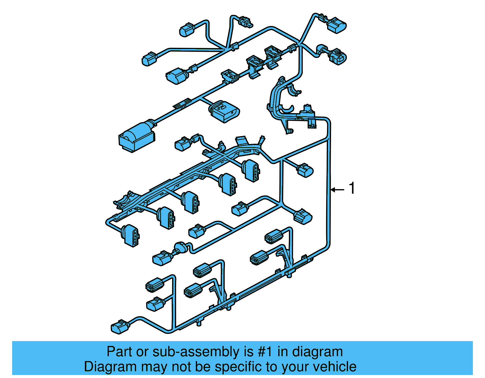 Engine Harness 07K-971-627-G - View 3