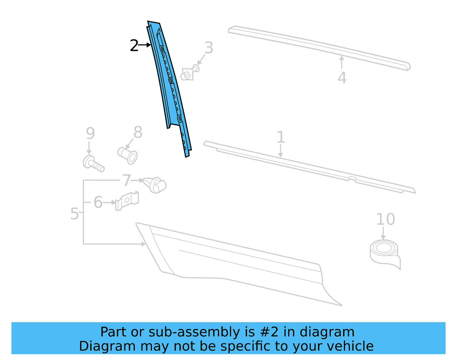 Door Applique 3CM-839-902-A-041 - View 4