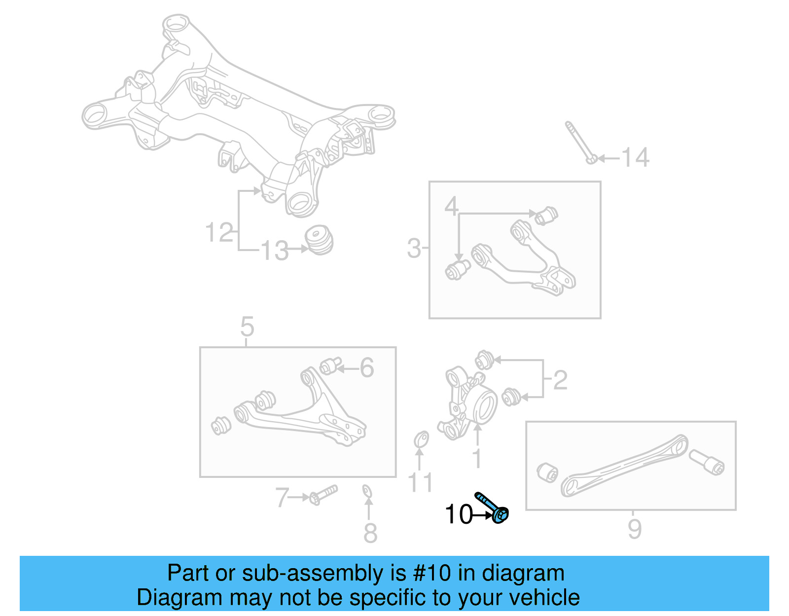 Lateral Arm Adjust Bolt WHT-001-973 - View 16