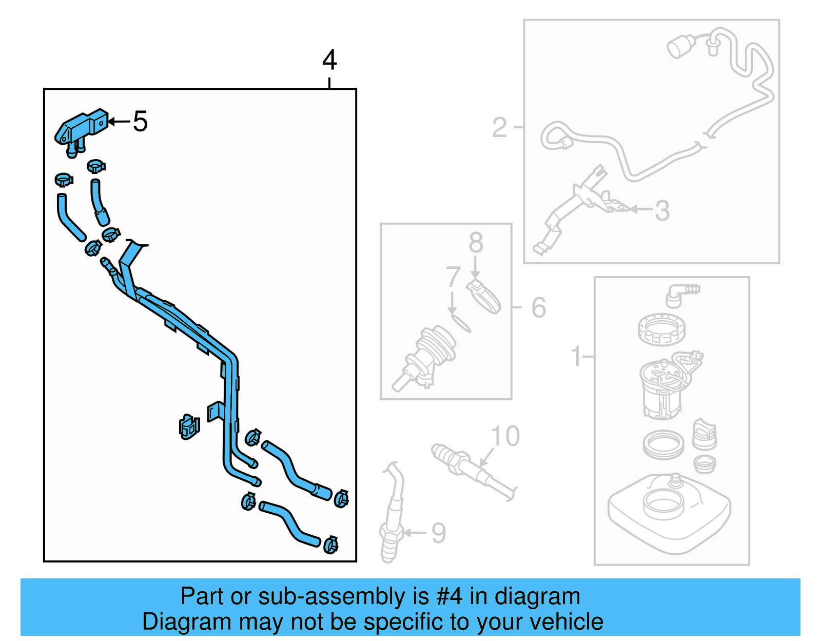 Hose & Tube Assembly 7L6-131-552-AF - View 3