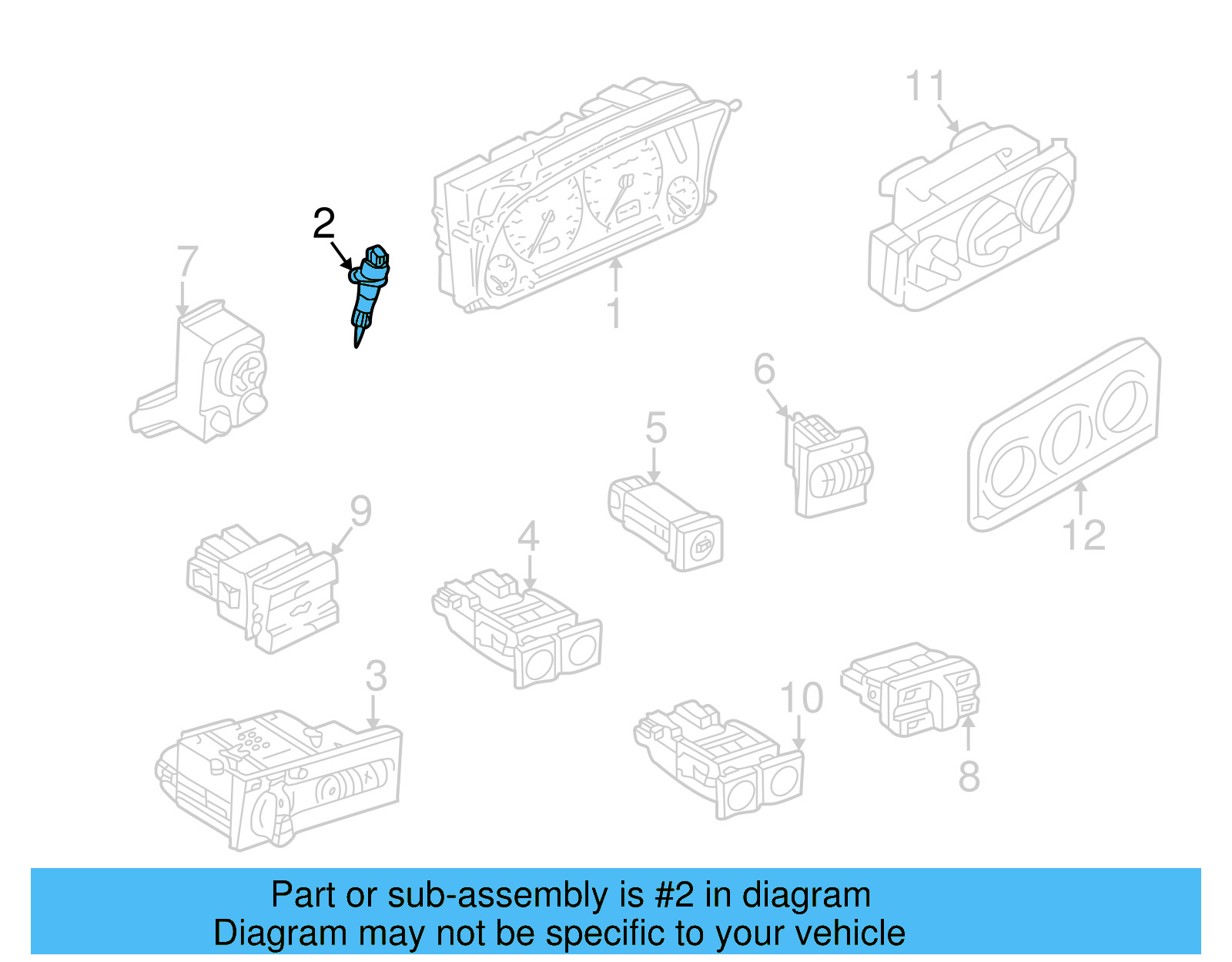 Speedometer Sensor 1H0-919-149-A - View 3