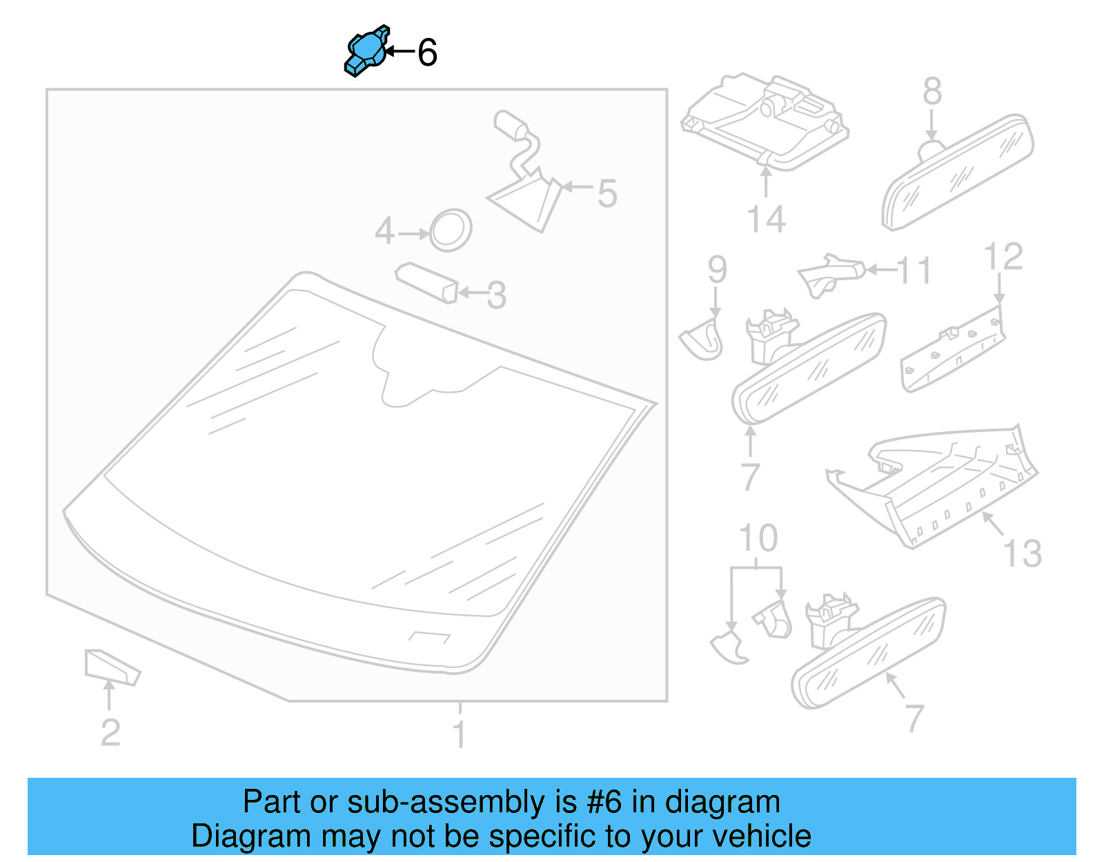 Rain Sensor 5K7-955-559-B - View 5