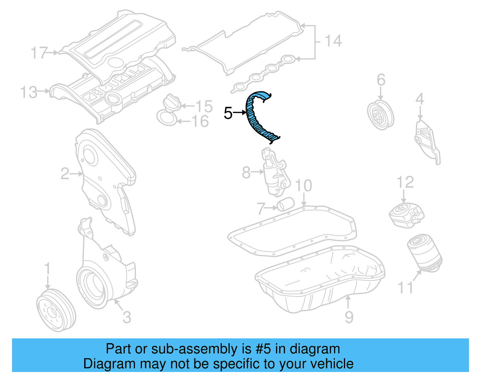 Timing Belt 058-109-119-D - View 6