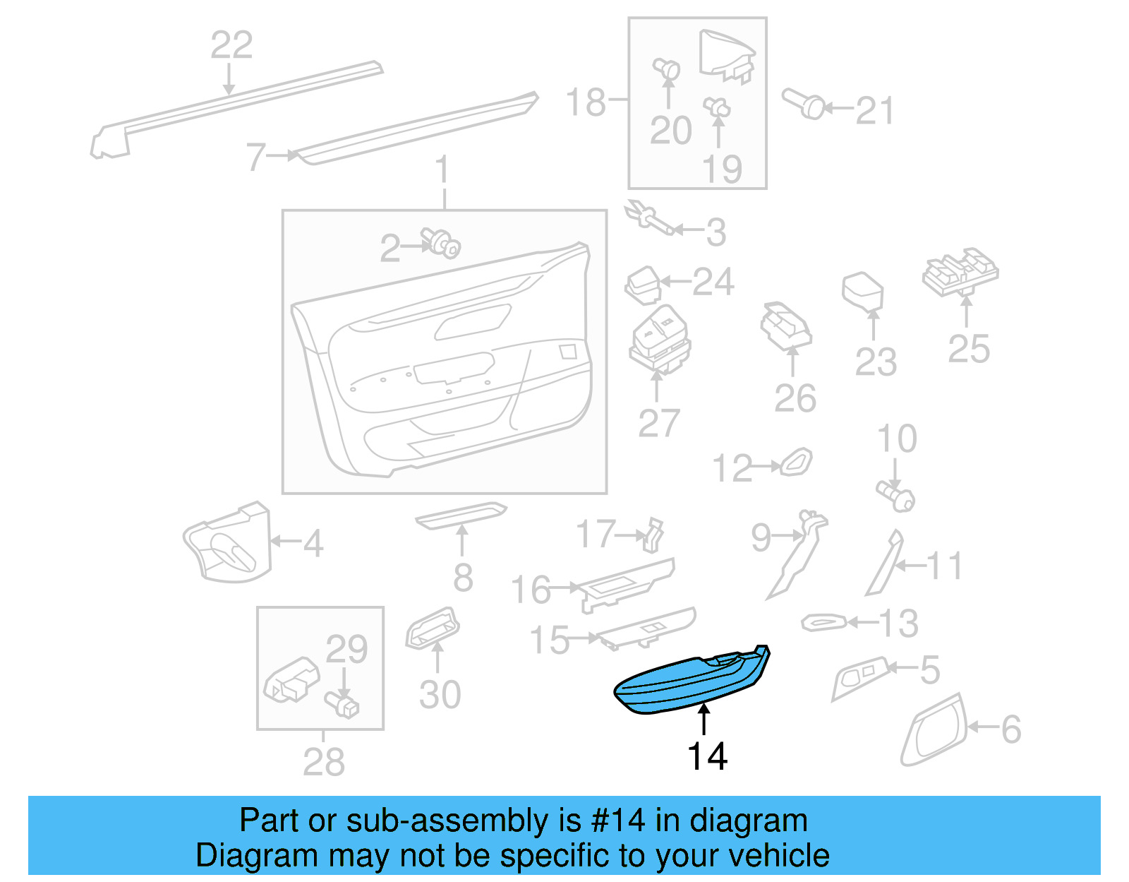 Armrest 3C8-867-165-D-A64 - View 5