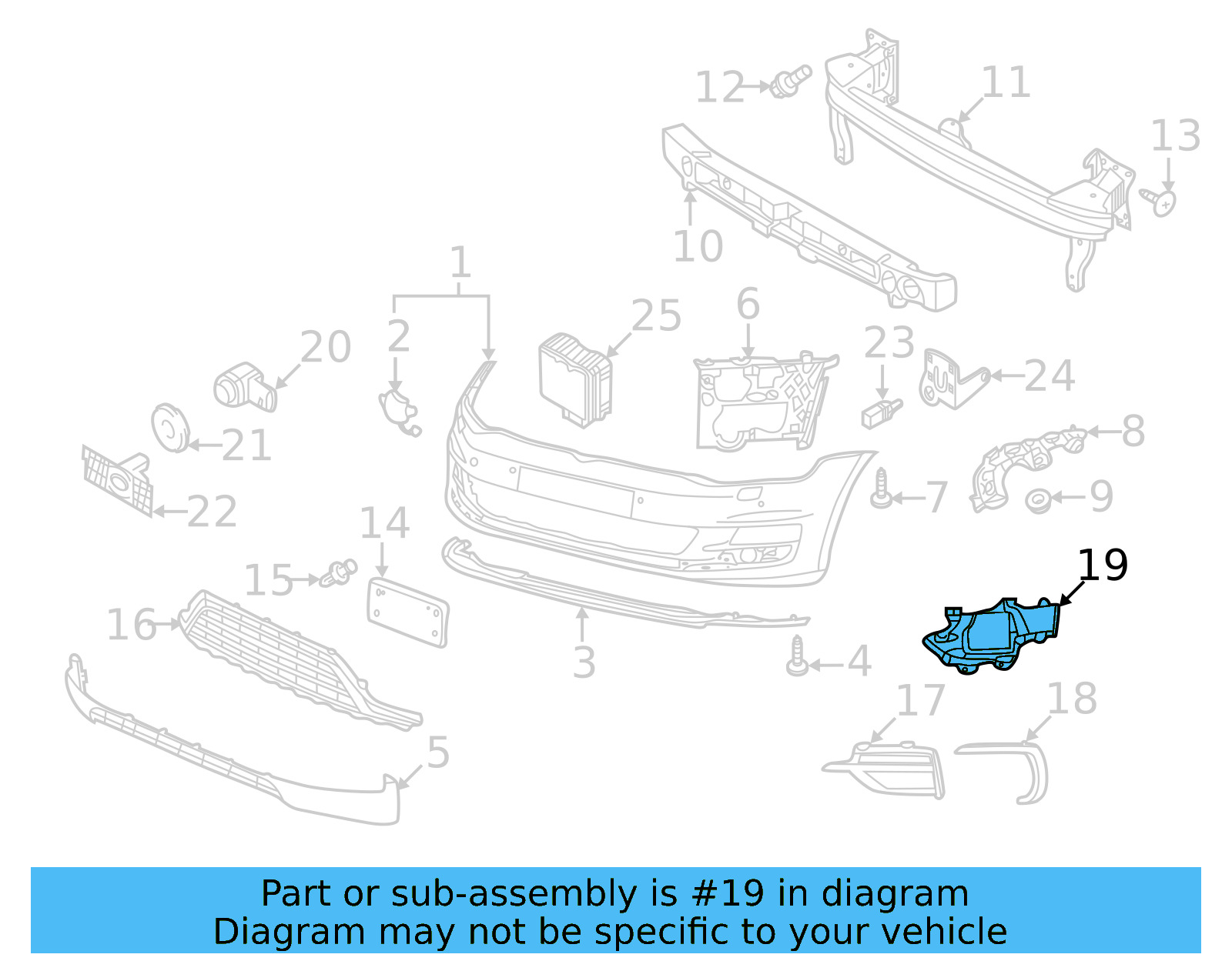 Air Duct 5G0-853-949-J-9B9 - View 3