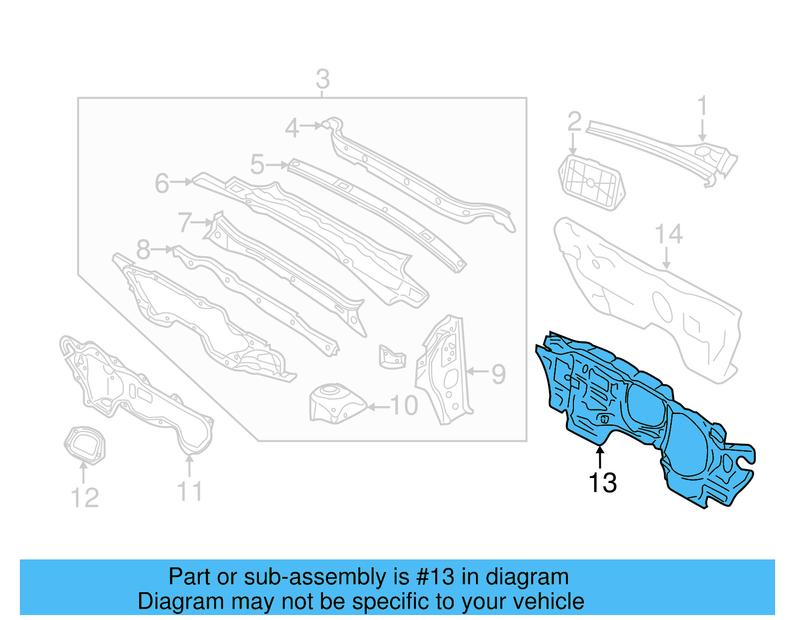 Sound Absorber 5C7-863-353-F - View 10