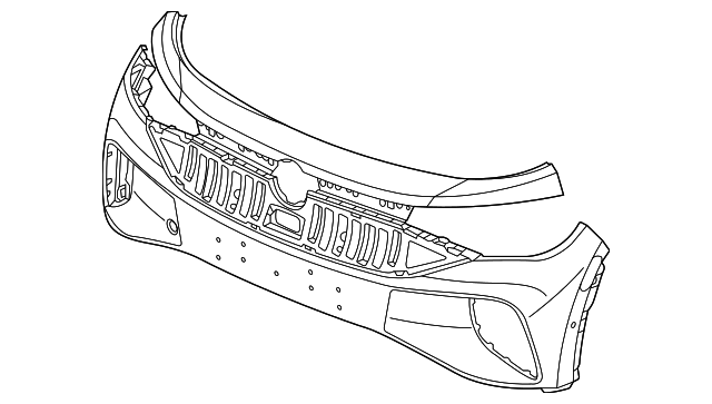 Bumper Cover 11A-807-217-B-GRU - View 2