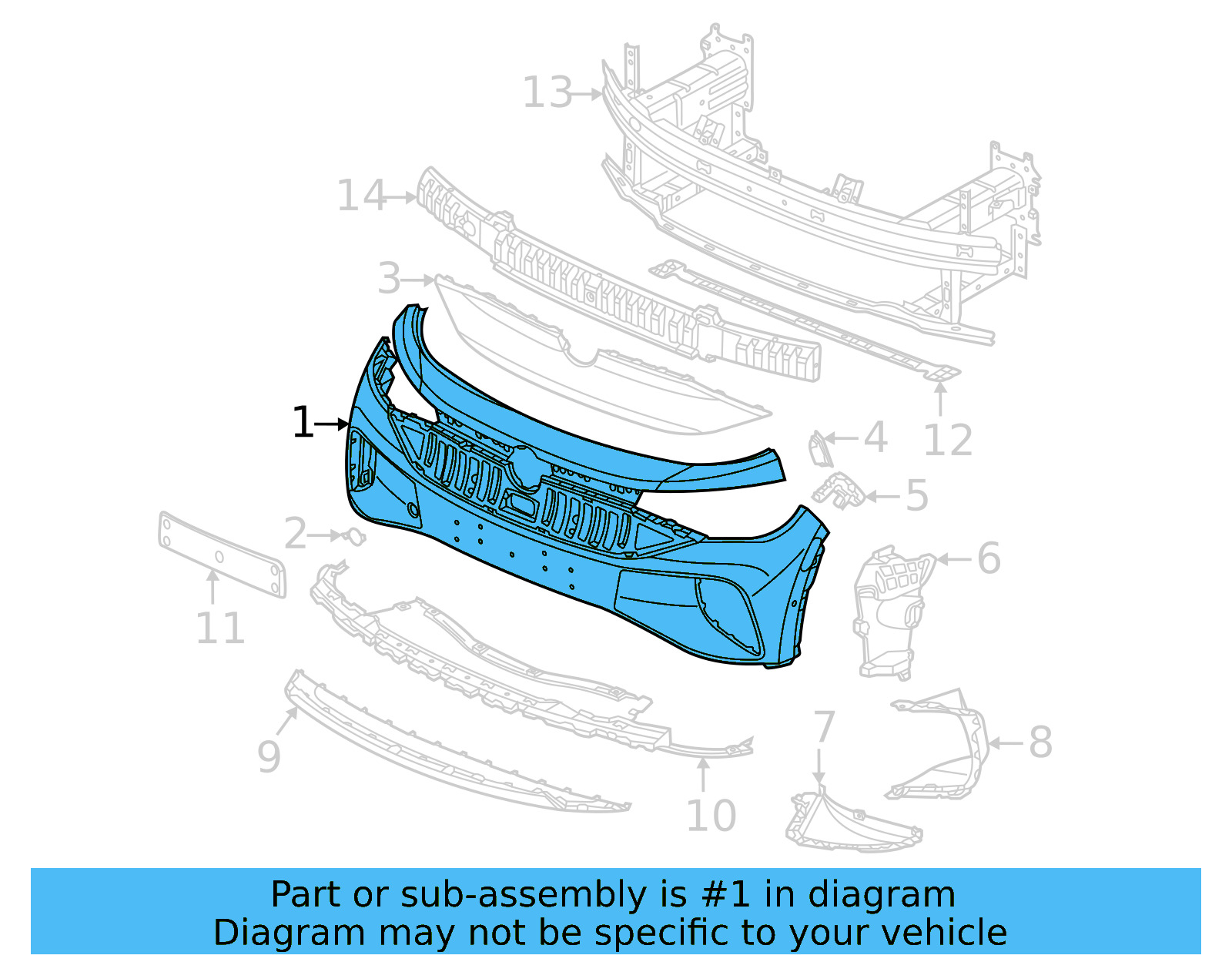 Bumper Cover 11A-807-217-B-GRU