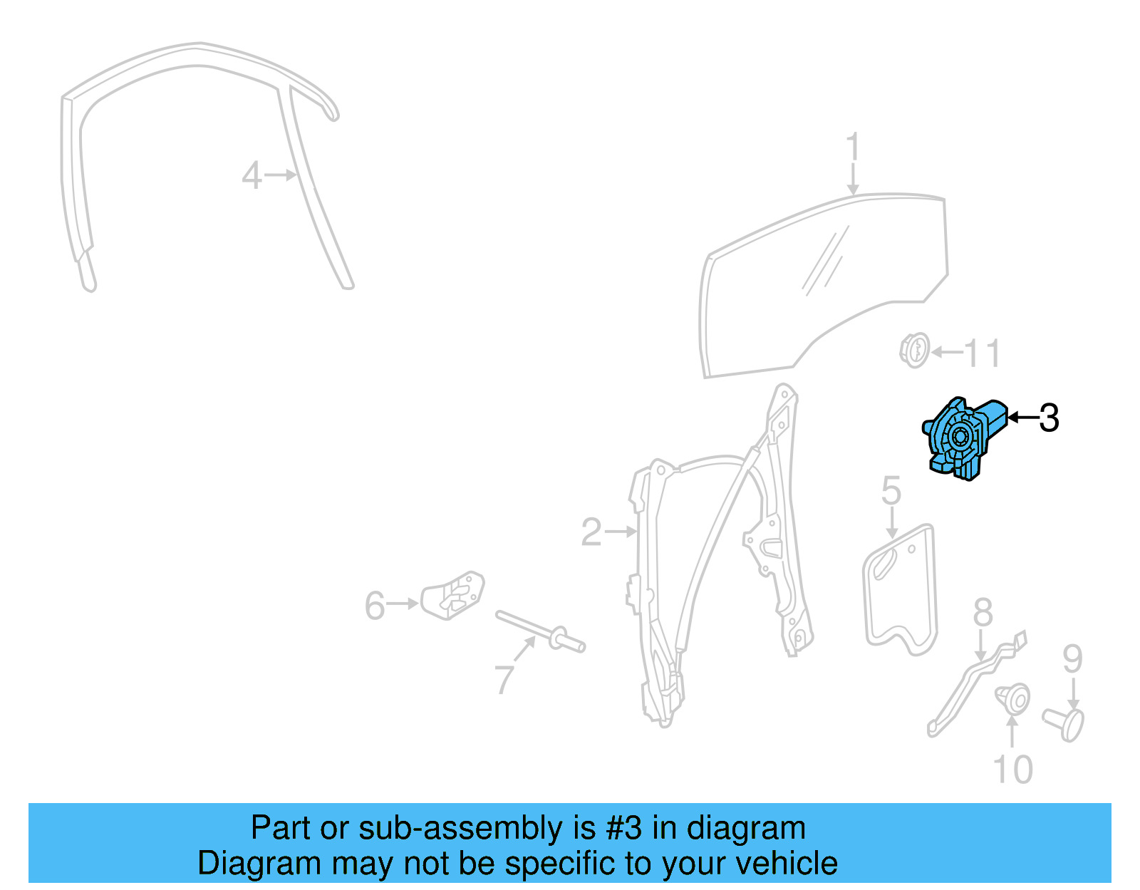 Window Motor 6R0-959-802-DJ-Z03 - View 7