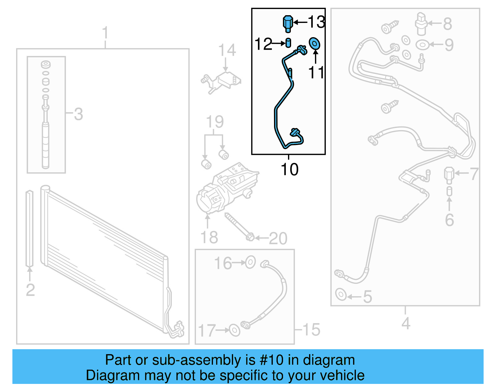Suction Hose 7P0-820-744-E - View 2