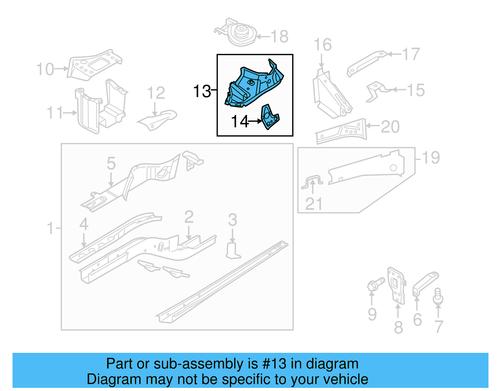 Apron Assembly 5N0-805-147 - View 5