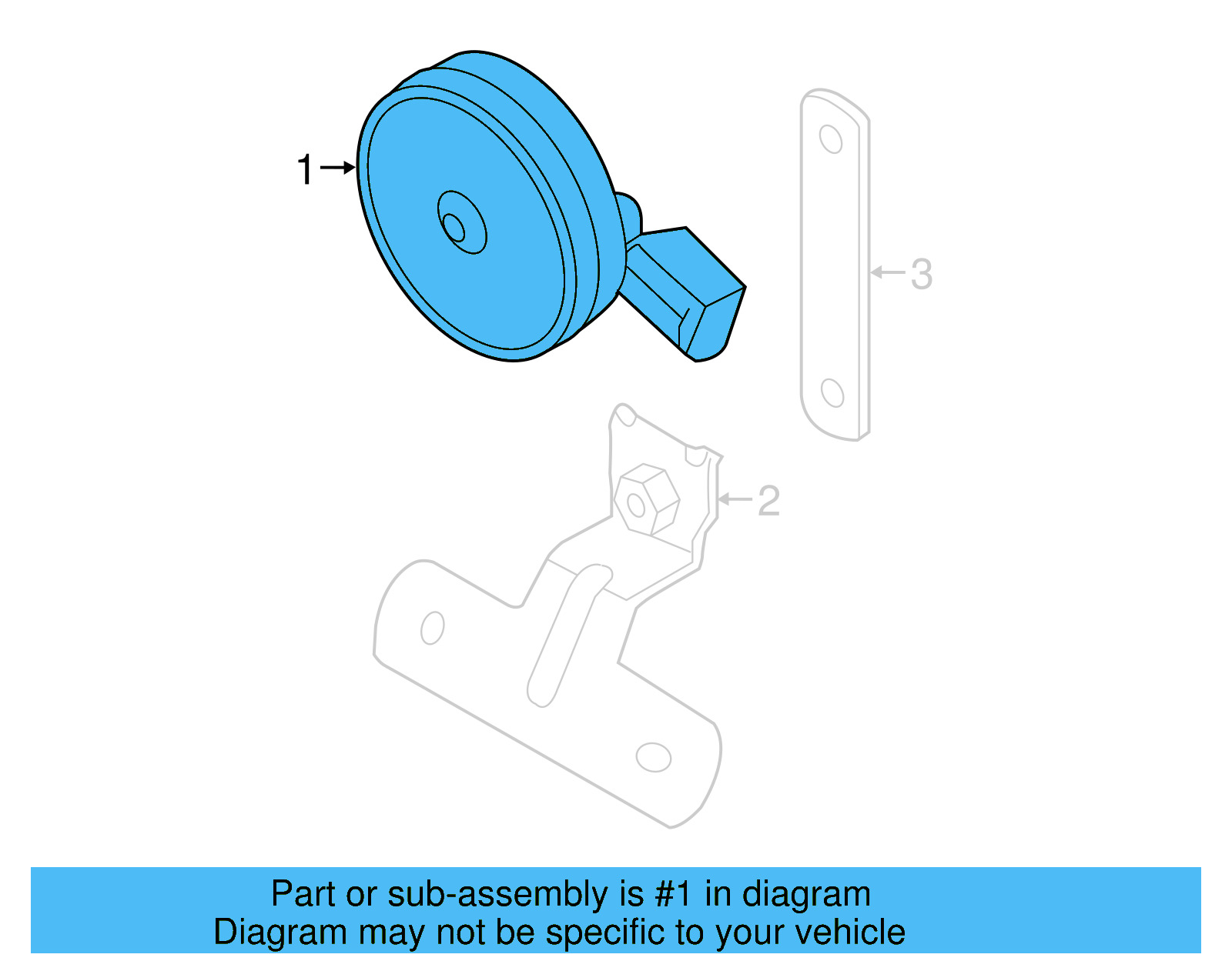 Alarm Horn 5Q0-951-113 - View 7
