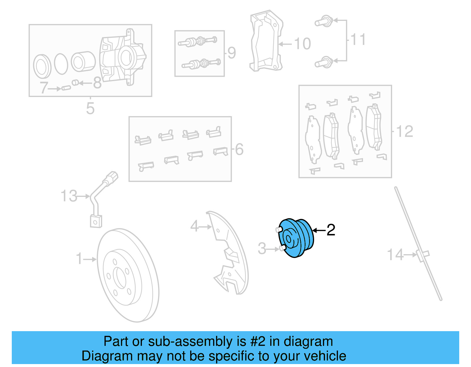 Hub & Bearing 7B0407621E - View 2