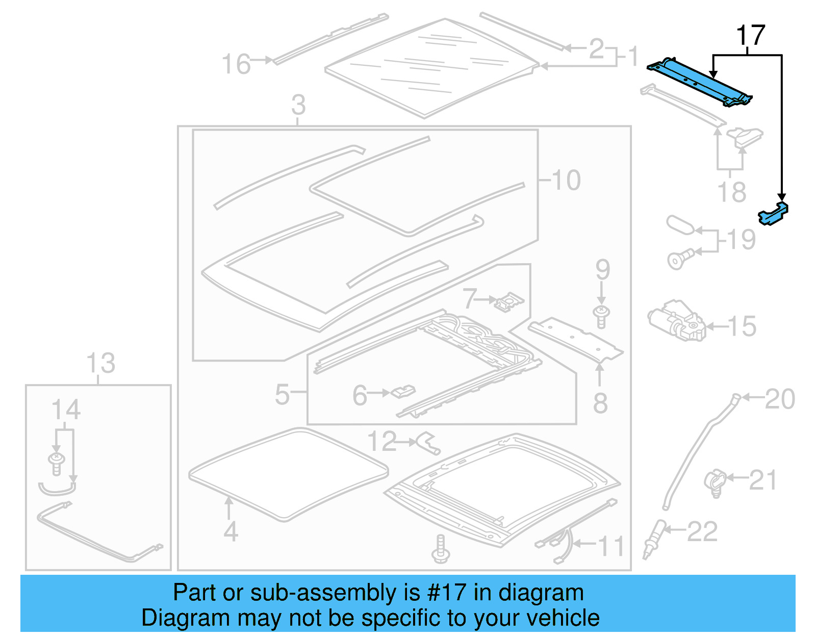 Sunshade 5G6-877-307-C-DM4 - View 8