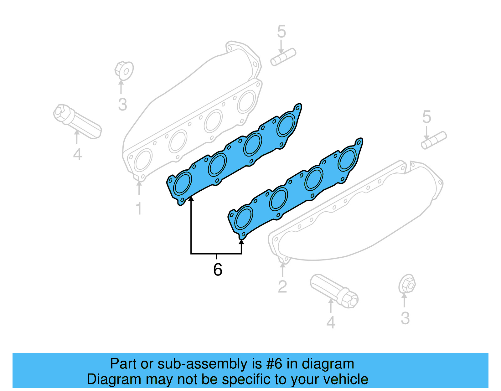 Manifold Gasket 079-253-039-F