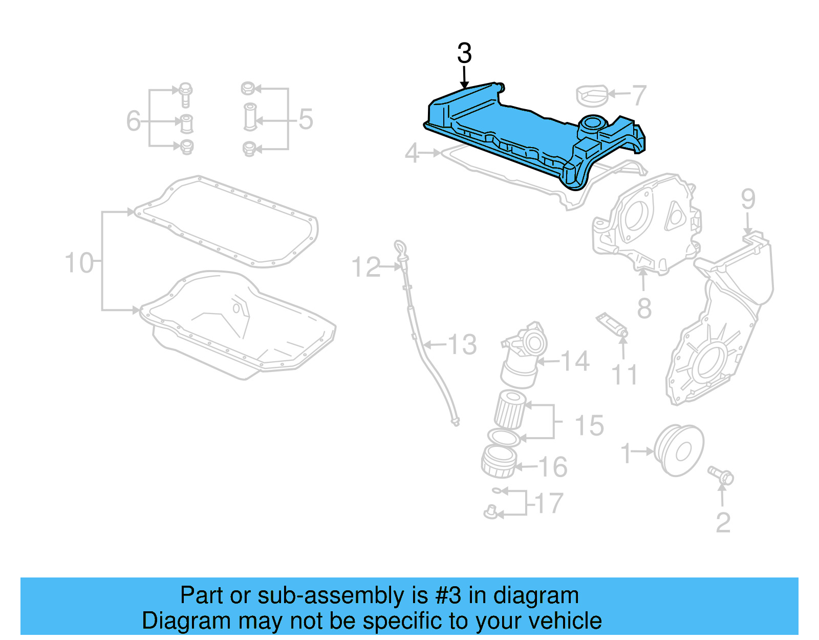 Valve Cover 021-103-469-G - View 2