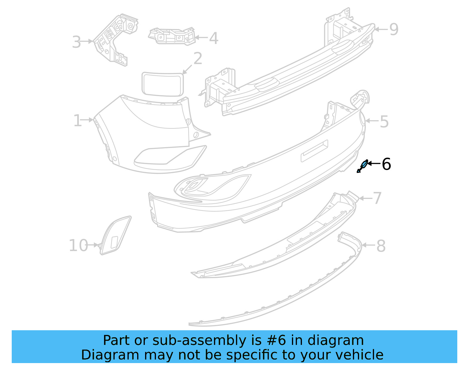 Tow Eye Cap 11A-807-069-XN9 - View 3