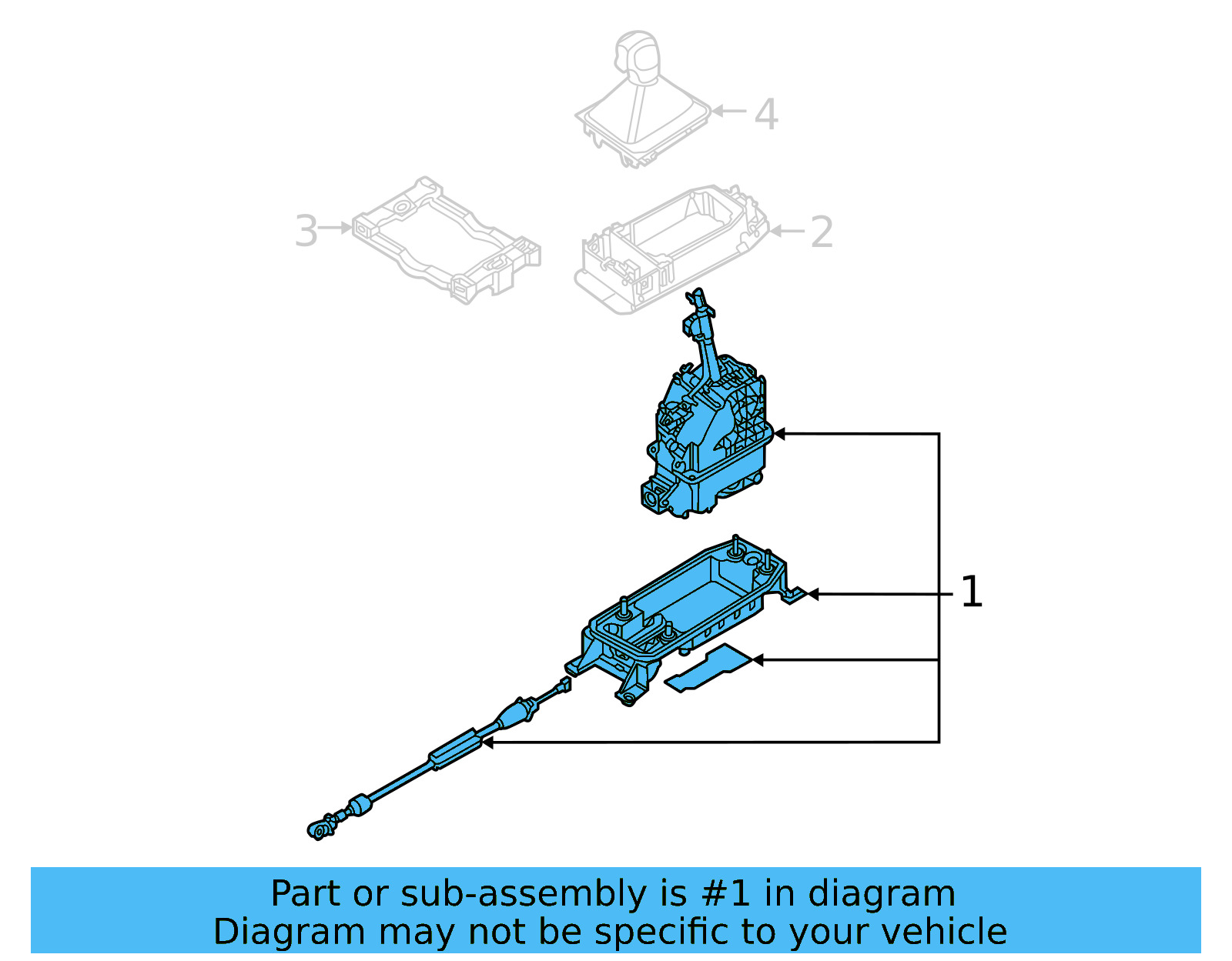 Gearshift Housing 5QF-713-023-E - View 4