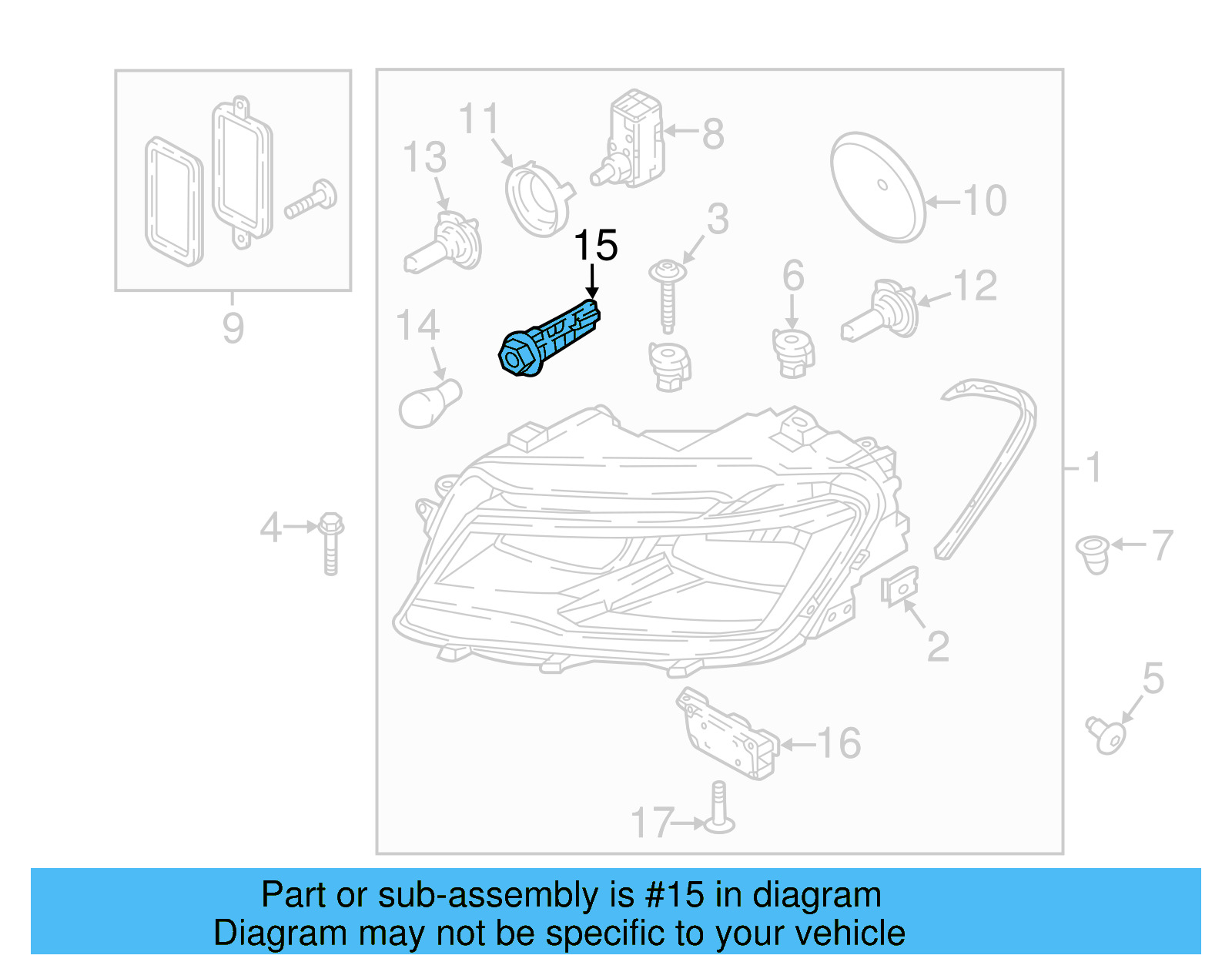 Signal Bulb Socket 5NA-953-123 - View 6