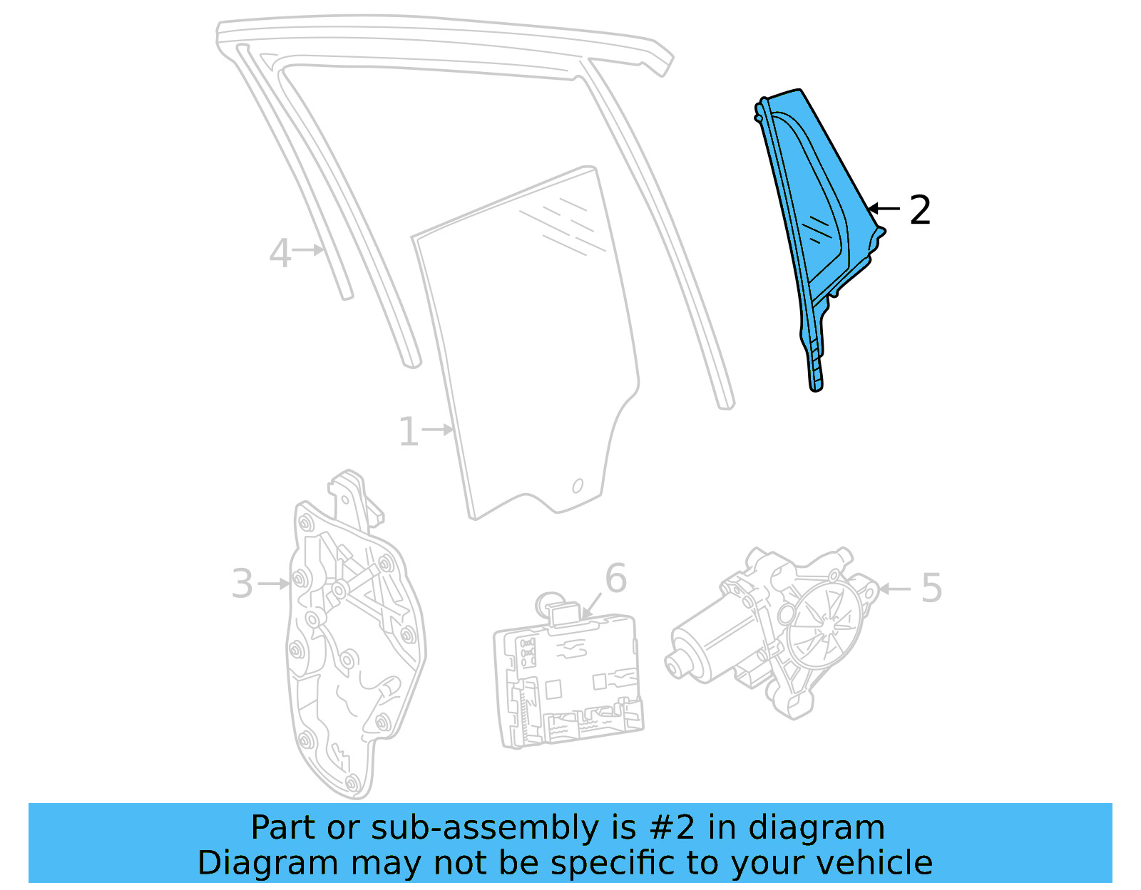 Fixed Glass 11A-845-213-E-5AP - View 3