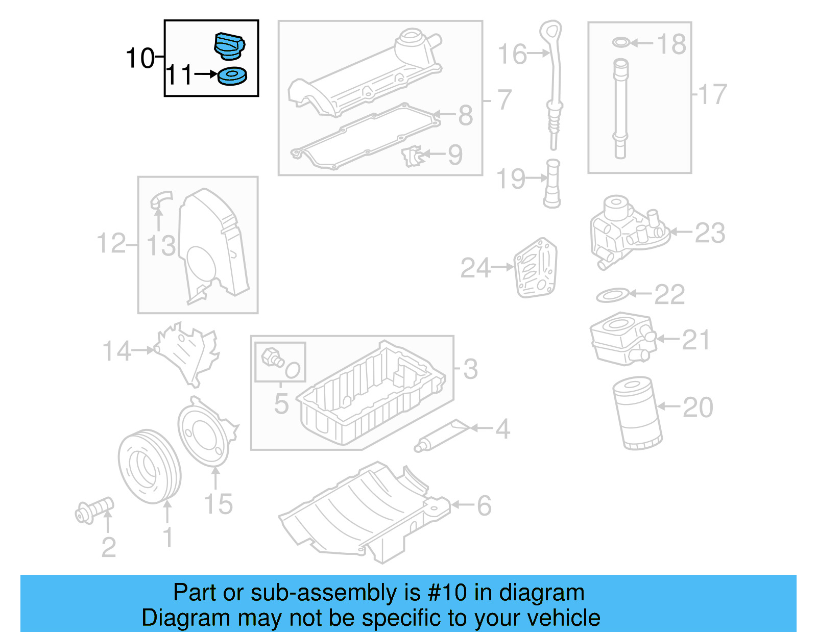 Filler Cap 06B-103-485-E - View 9