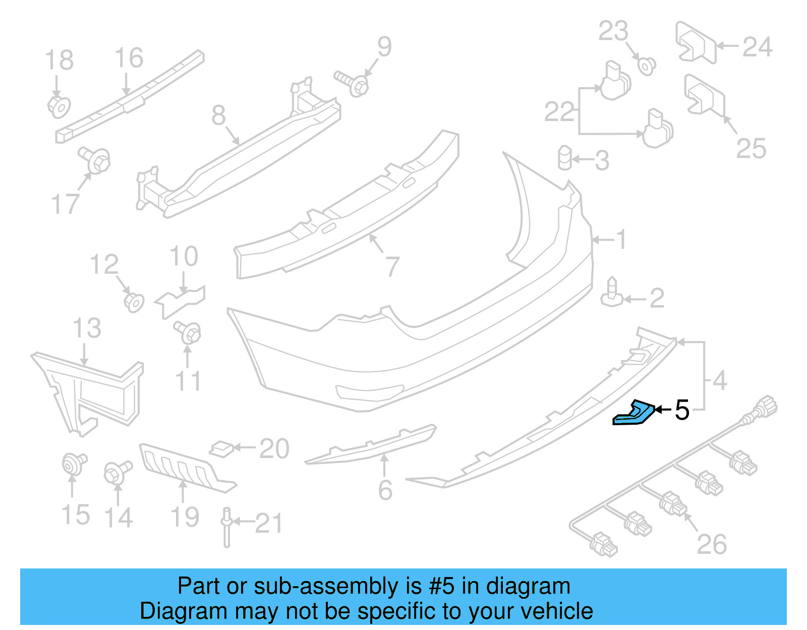 Tow Eye Cap 5C6-807-441-F-9B9 - View 6
