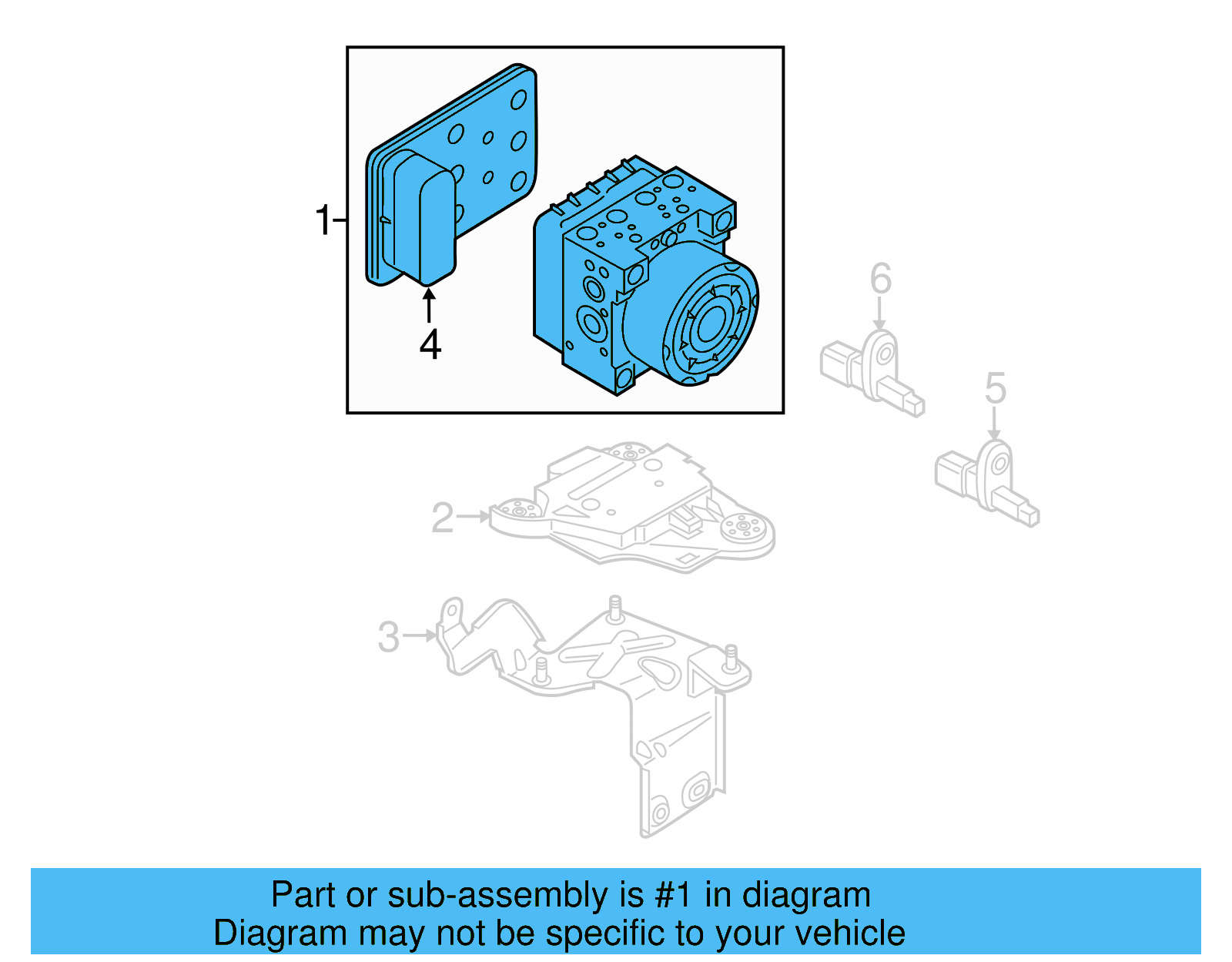 ABS Pump Assembly 5Q0-614-517-J-BEF - View 3