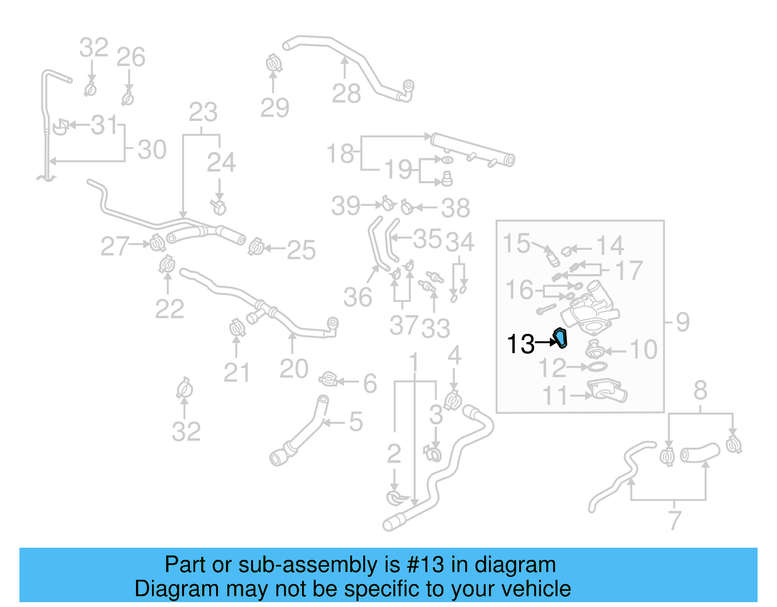 Gasket 022-121-119-A - View 5