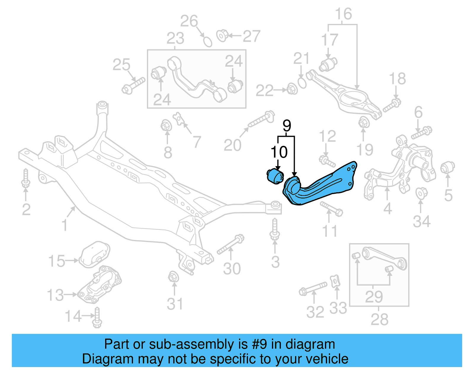 Trailing Arm 1K0-505-224-L - View 5