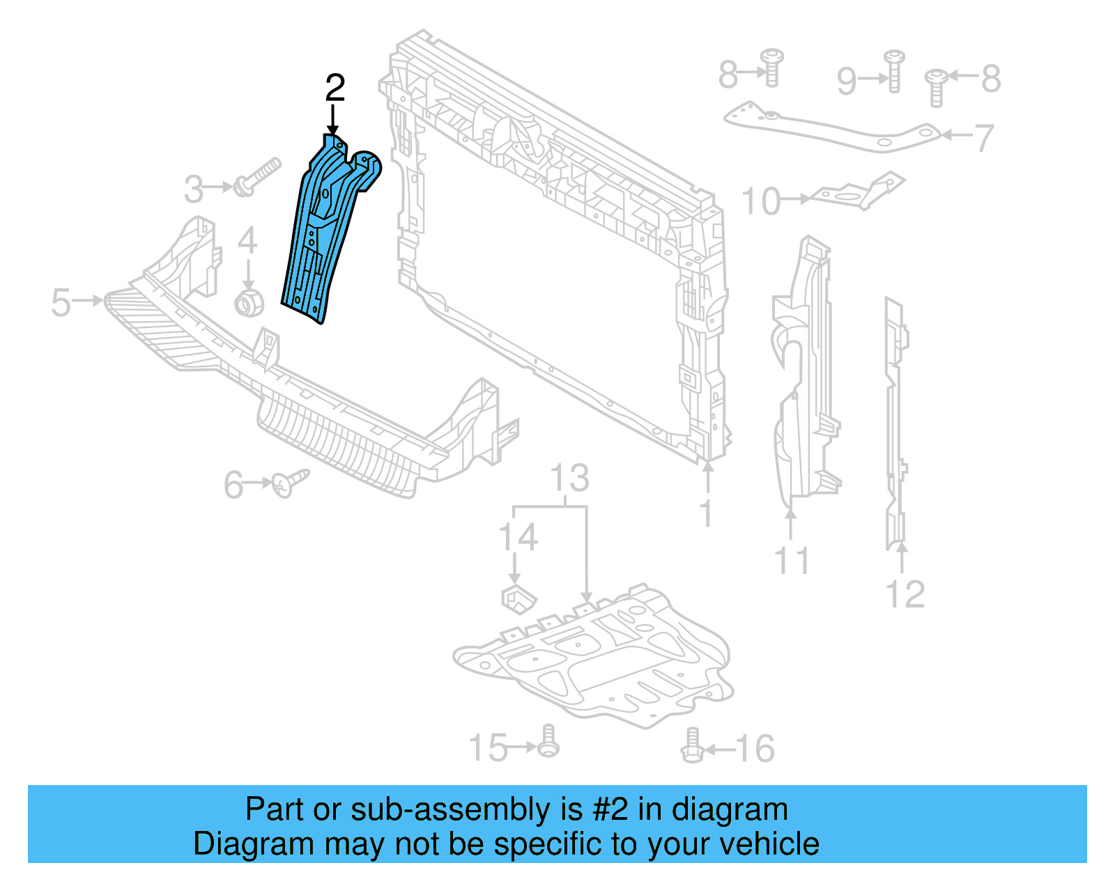 Center Support 5NA-805-567 - View 2