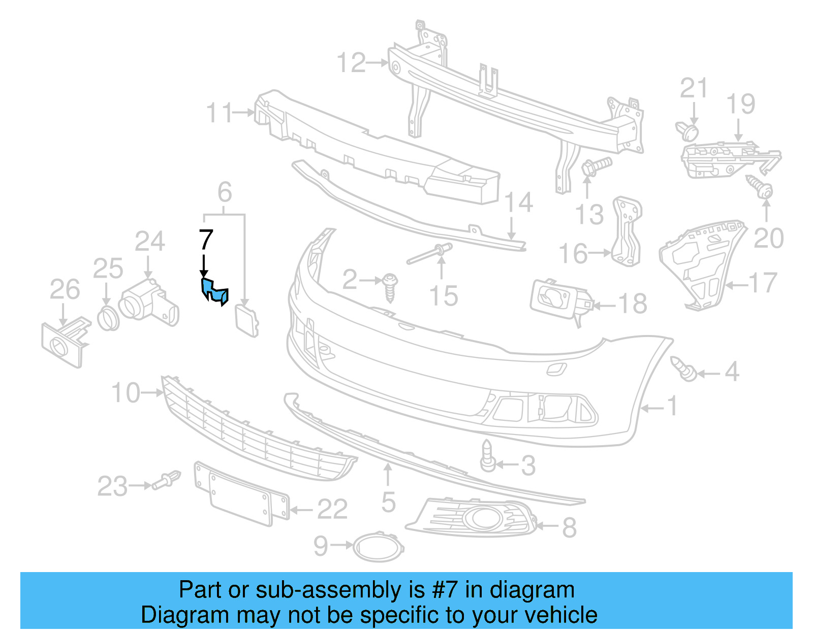 Tow Eye Cap Clamp 1T0-807-829 - View 8