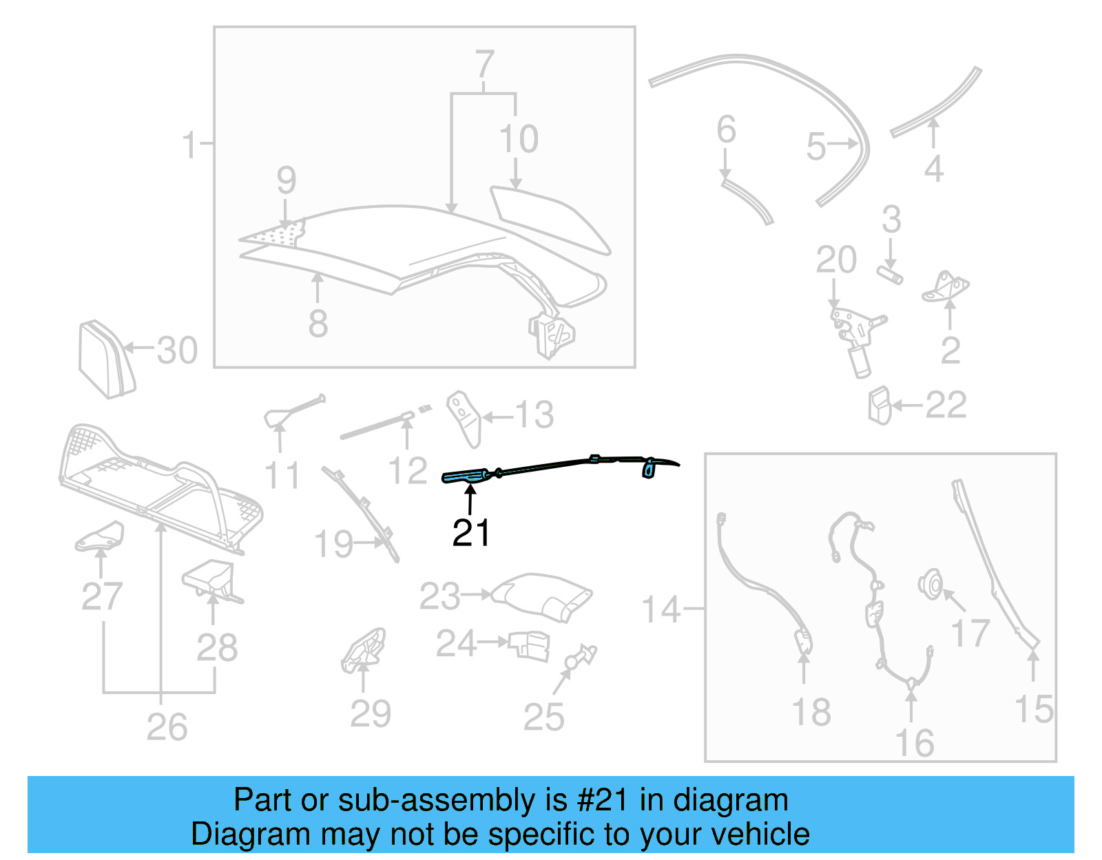 Catch Cable 1Y0-871-708-B - View 16