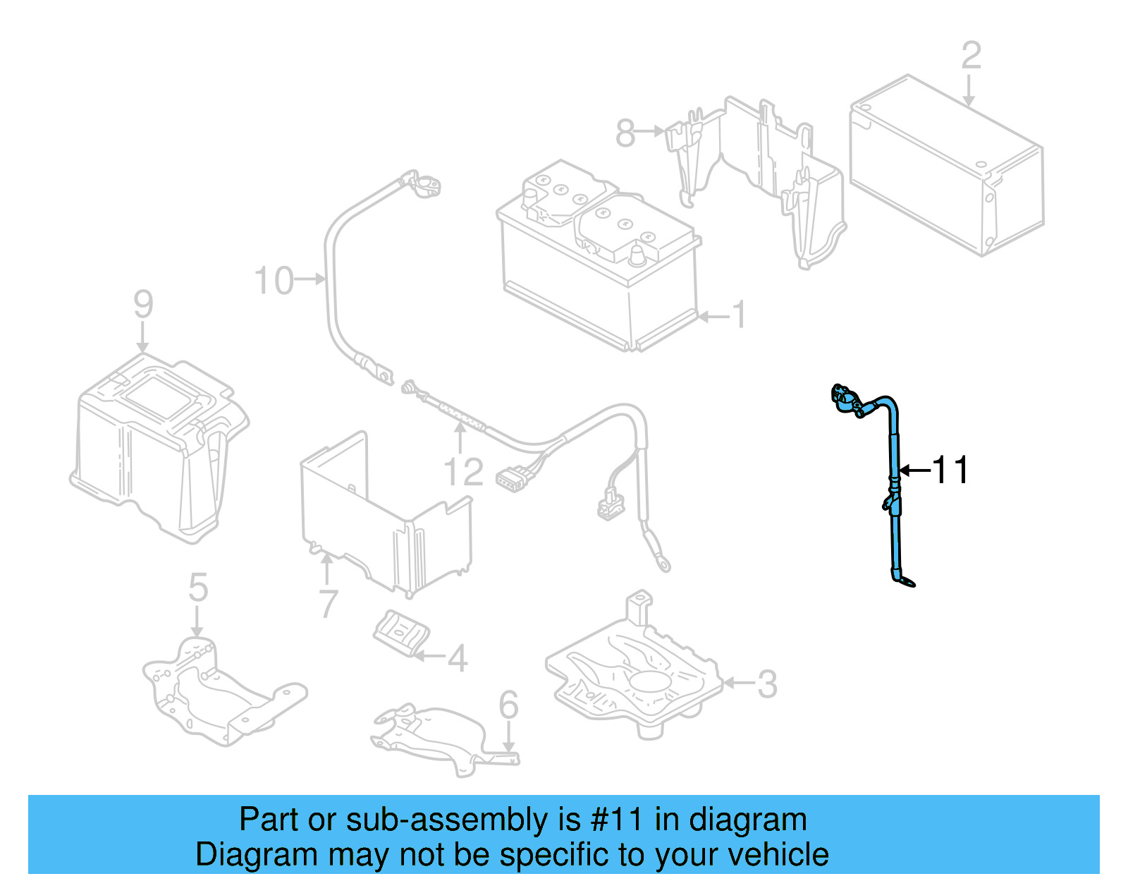 Negative Cable 1J0-971-235-AP - View 17