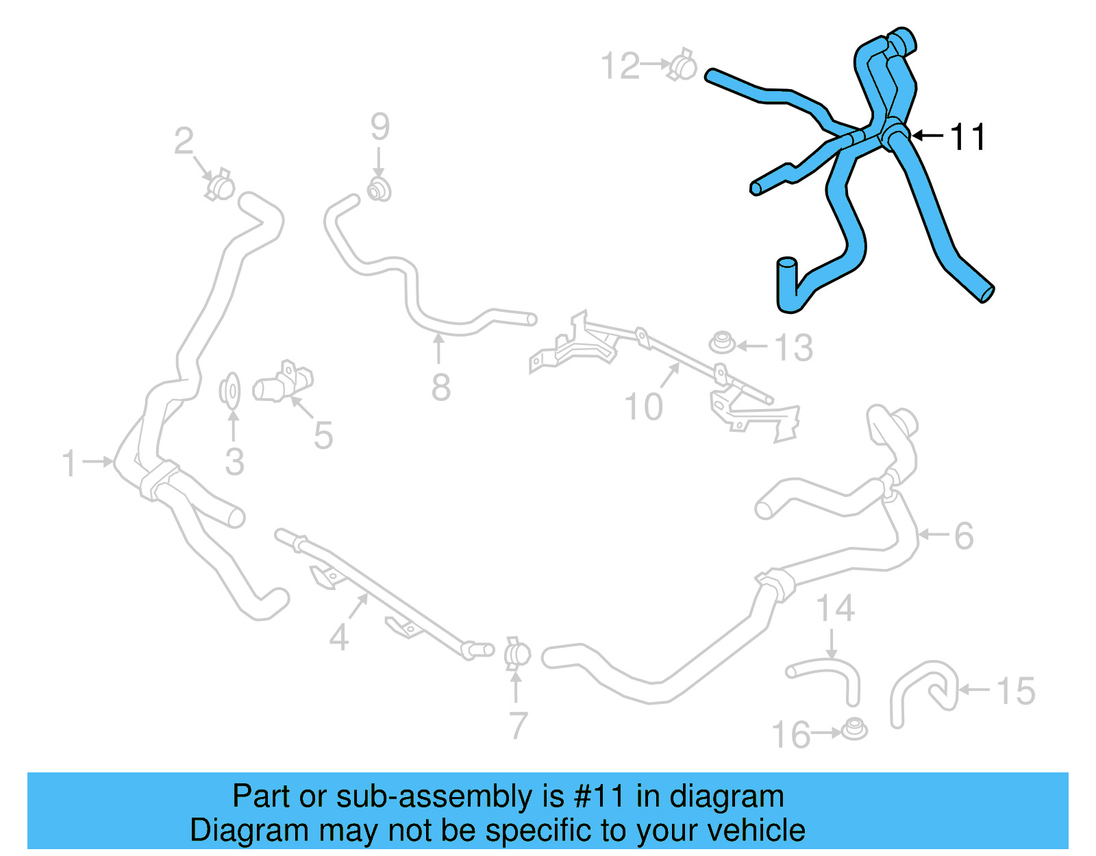 Hose Assembly 3QF-122-157-G - View 2