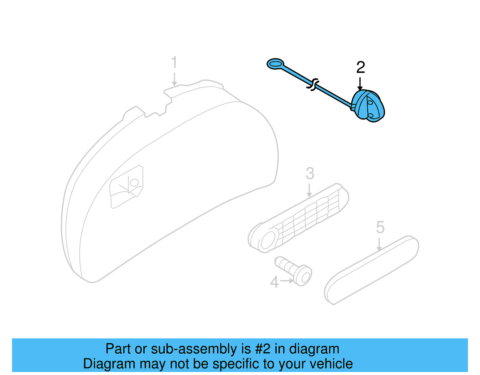 Trim Panel Cap 1Y0-880-217-300 - View 3