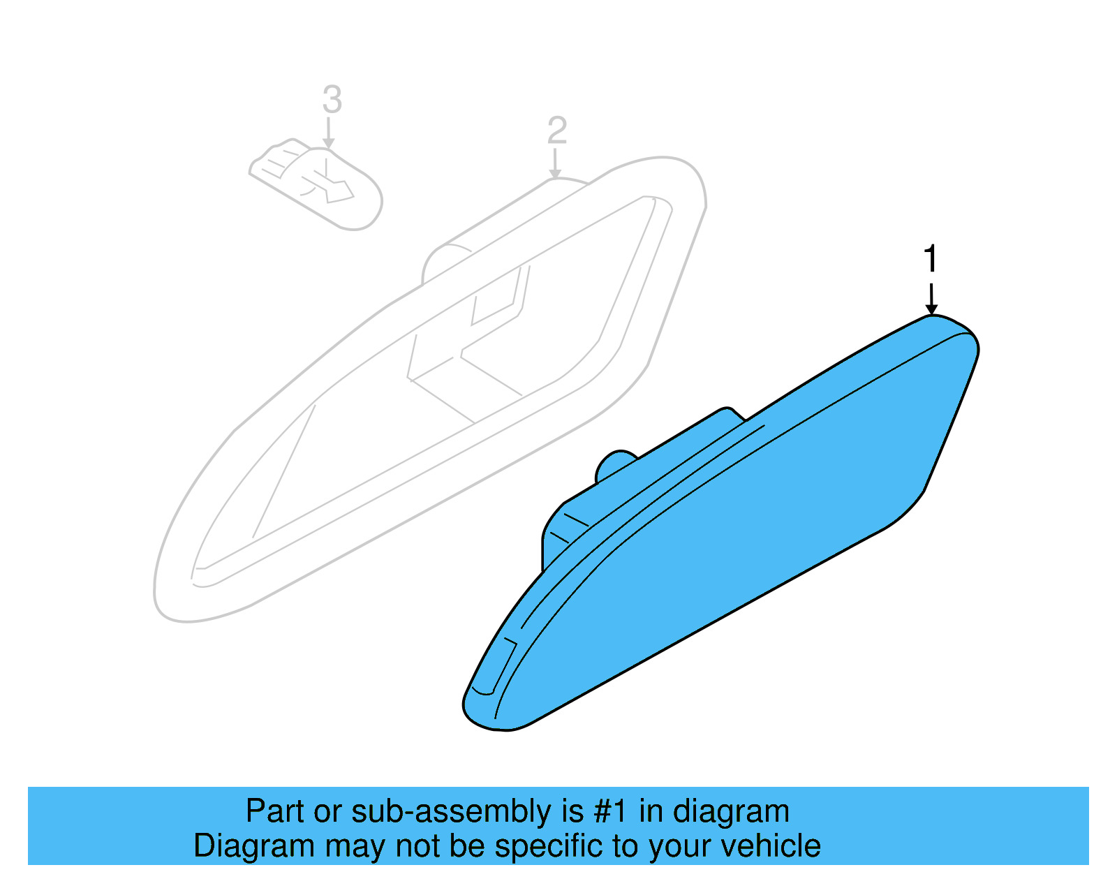 Side Marker Lamp 1Q0-945-071-B - View 3