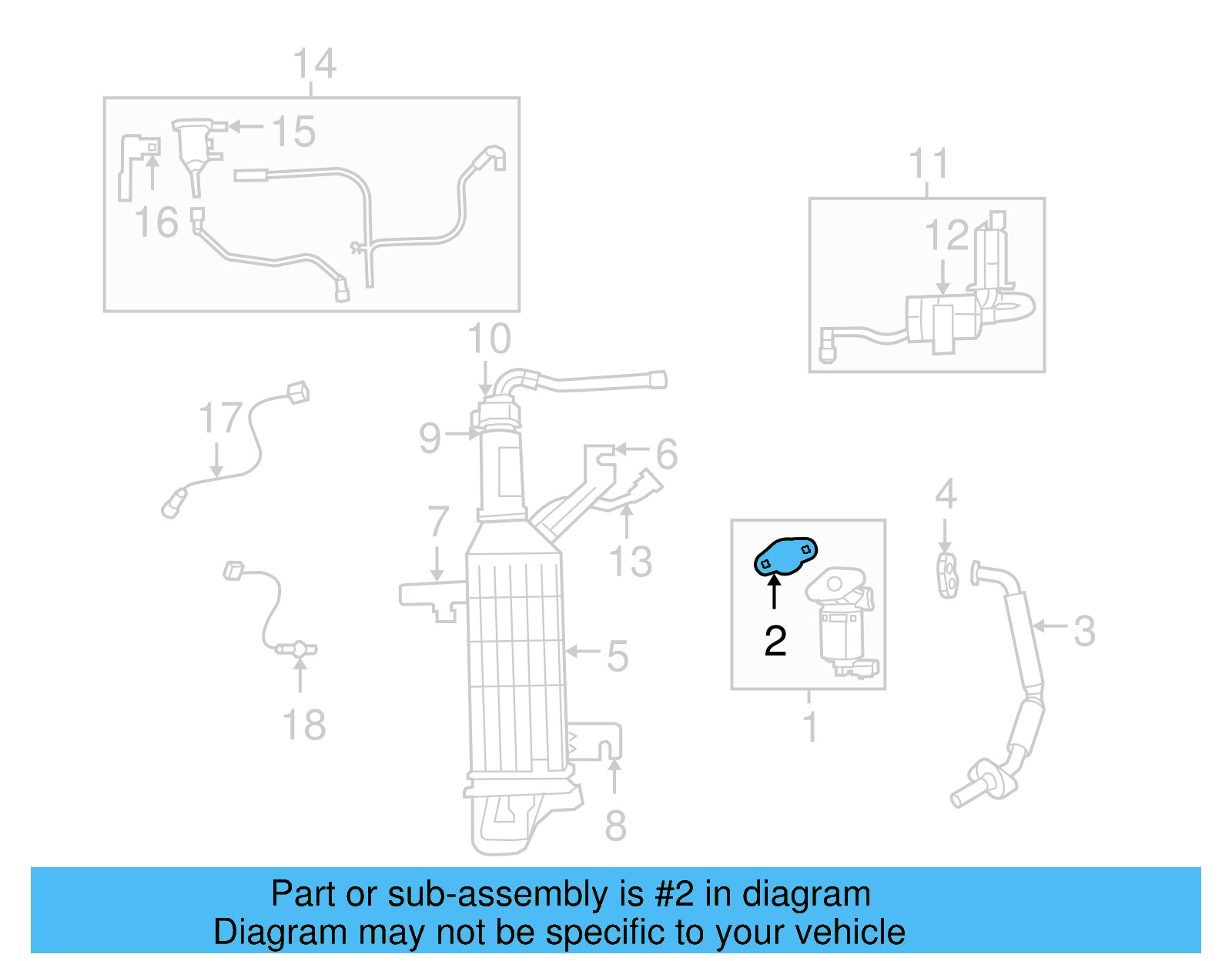 Exhaust Gas Re 7B0-131-547-A - View 2