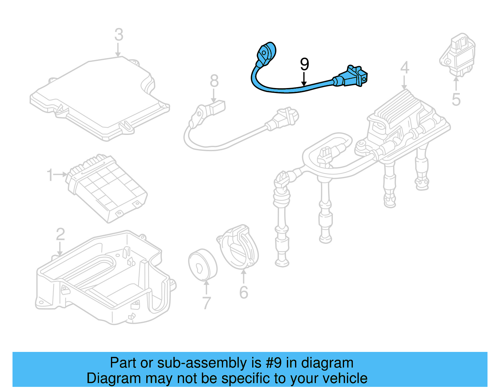 Sensor 054-905-377-A - View 9
