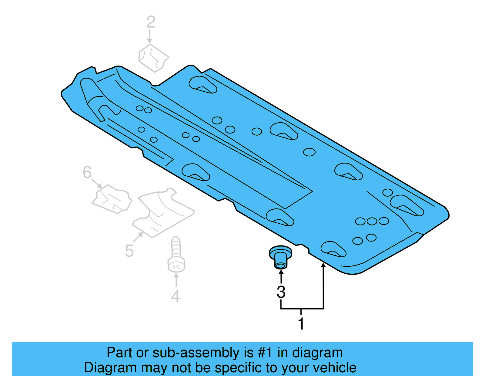 Splash Shield 1Q0-825-201-A - View 5